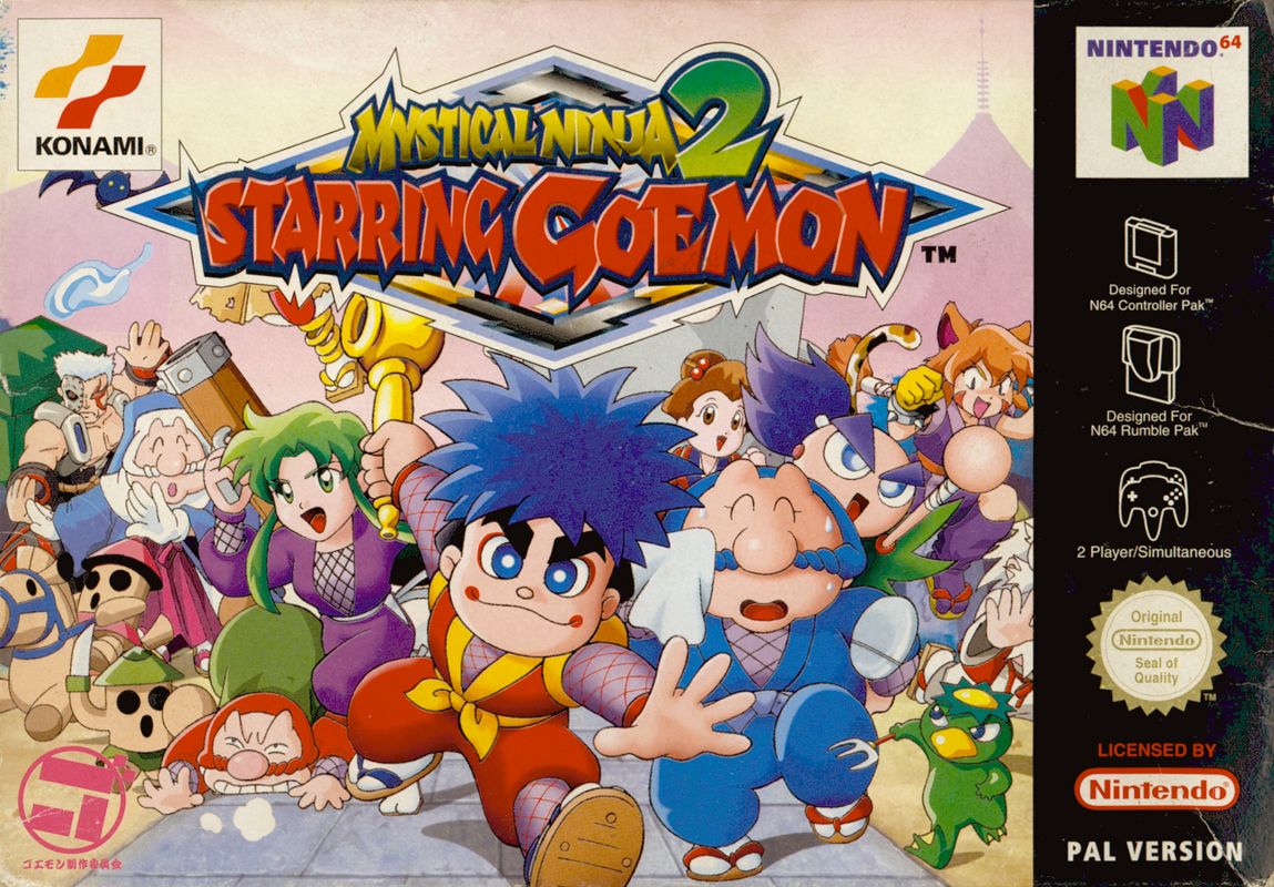 Goemon's Great Adventure box art for Nintendo 64